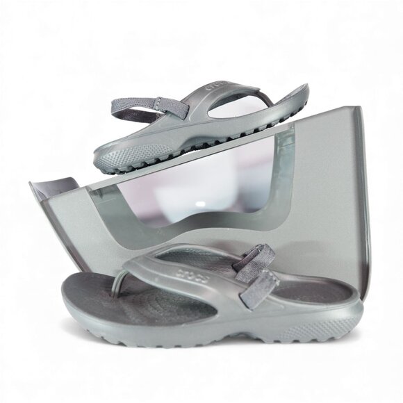 Other - Crocs Classic Slingback Thong Sandals Toddler C9 Grey 202871